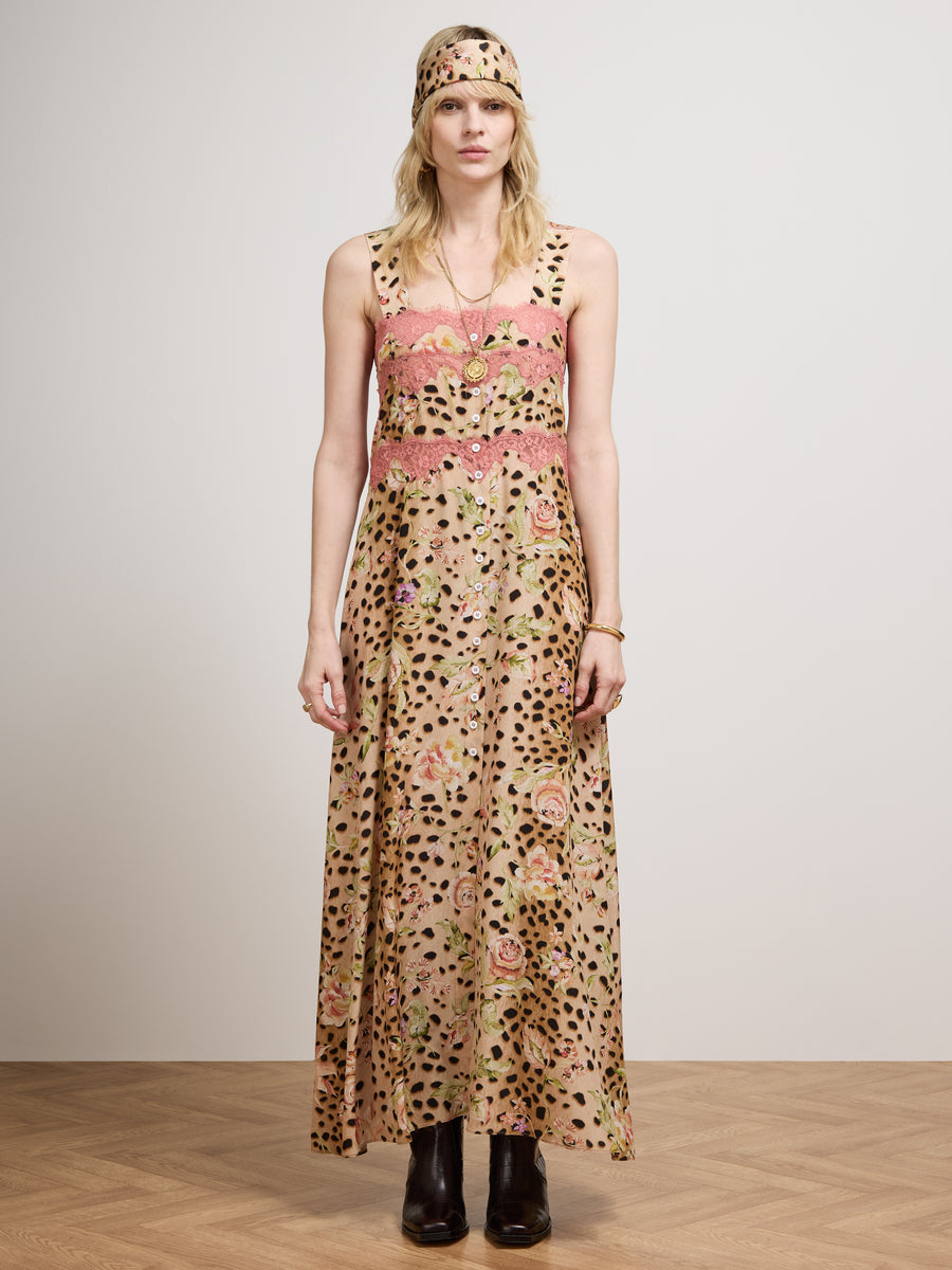 Talitha Leo Silk Dress Multi