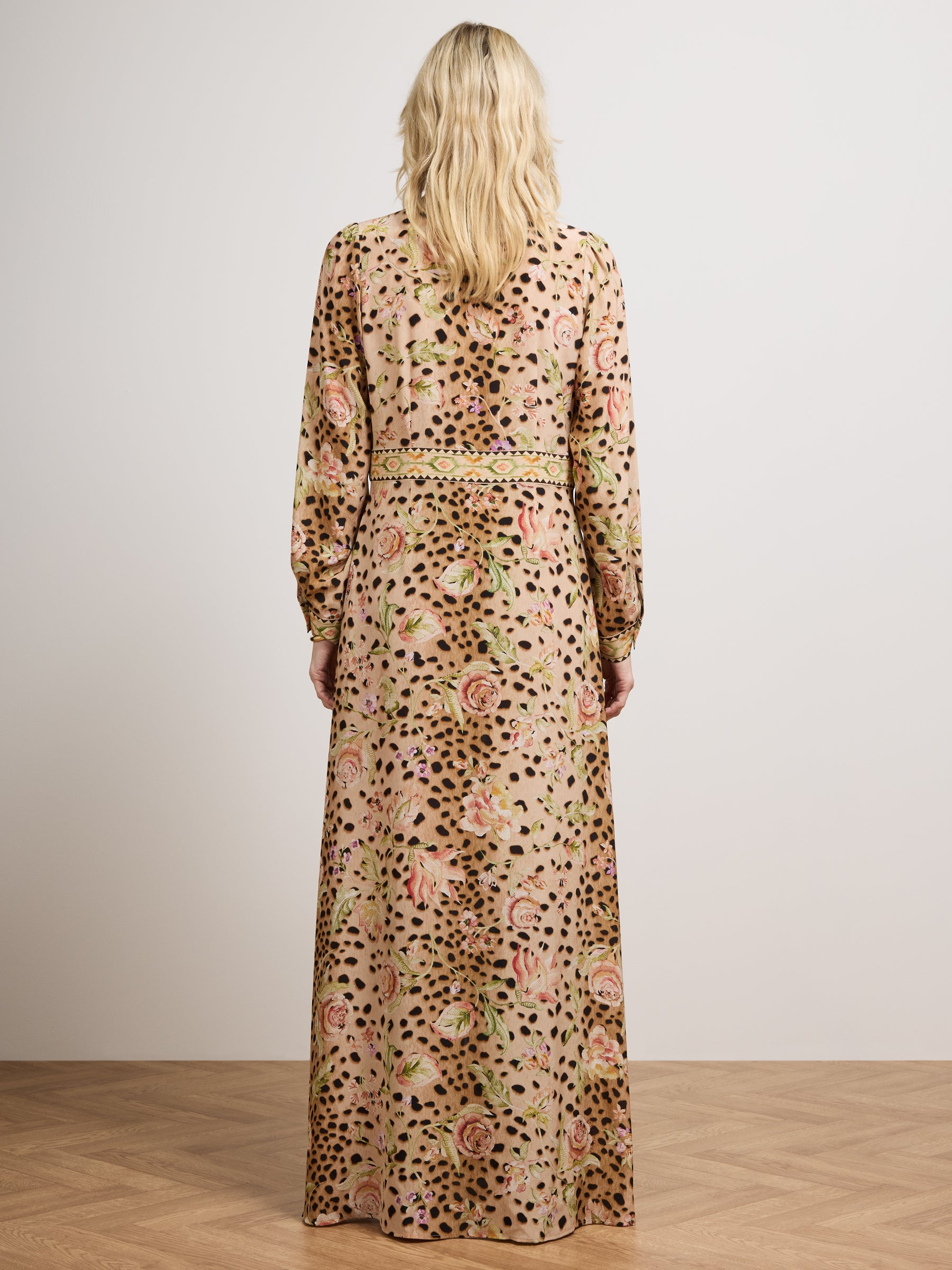 Talitha Leo Silk Shirt Dress Multi