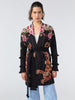 Tibetan Tiger Cotton Jacquard Cardigan Black