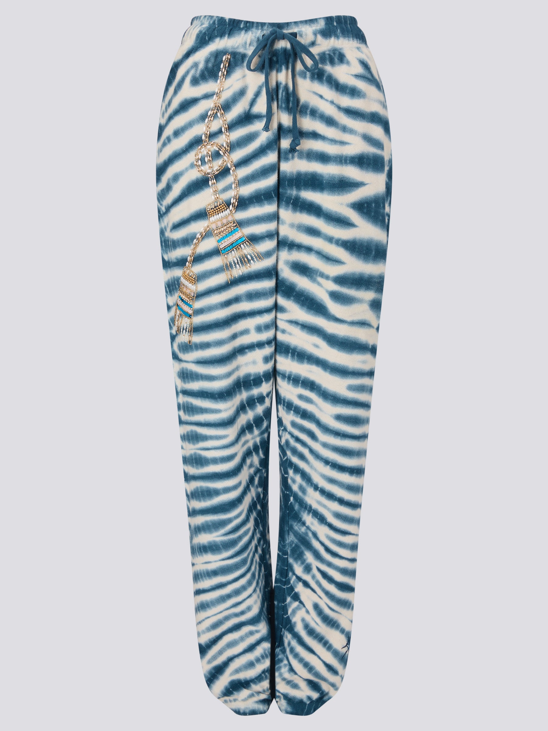 Janis Embellished Joggers Blue