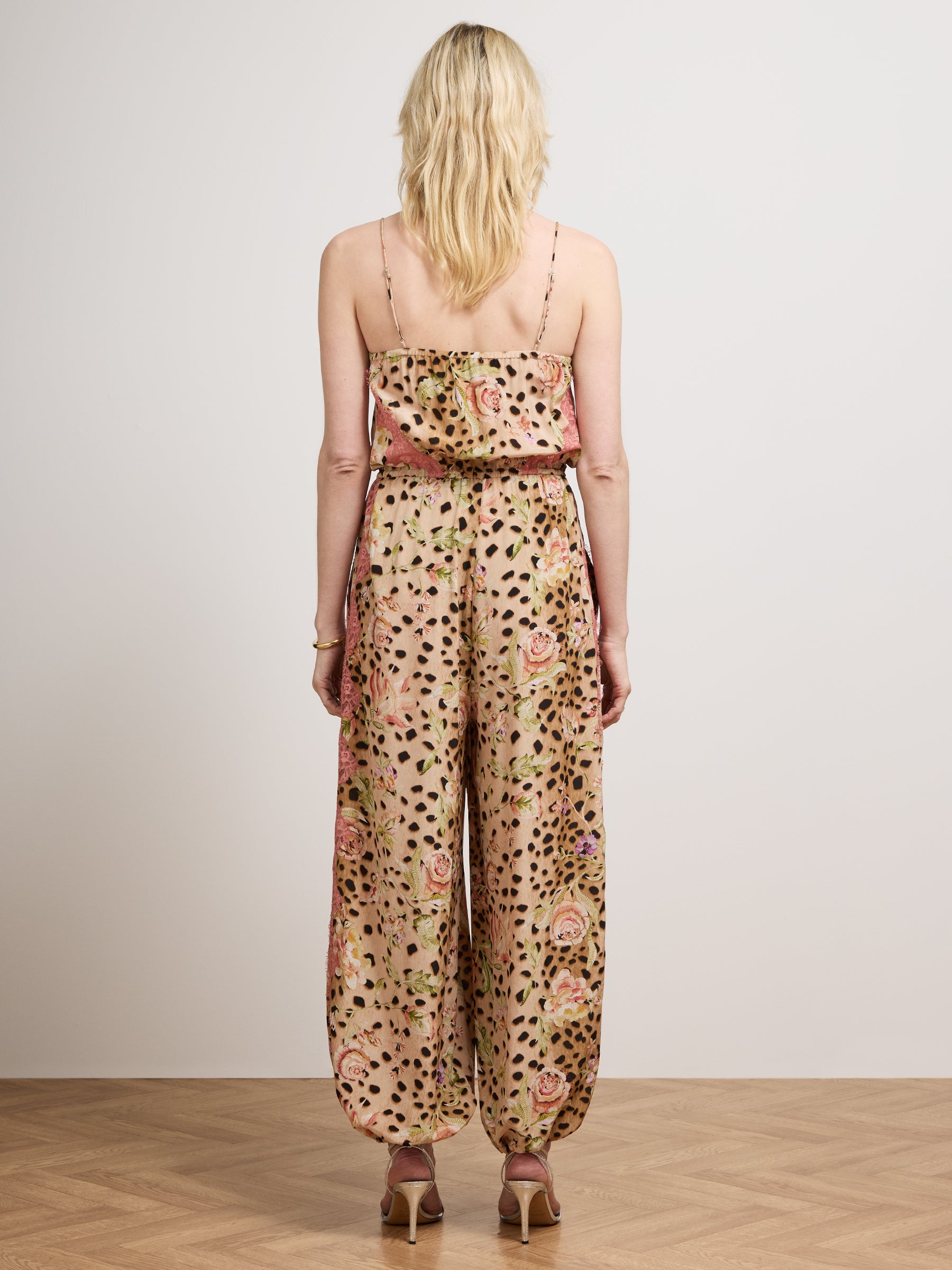 Talitha Leo Silk Jumpsuit Multi