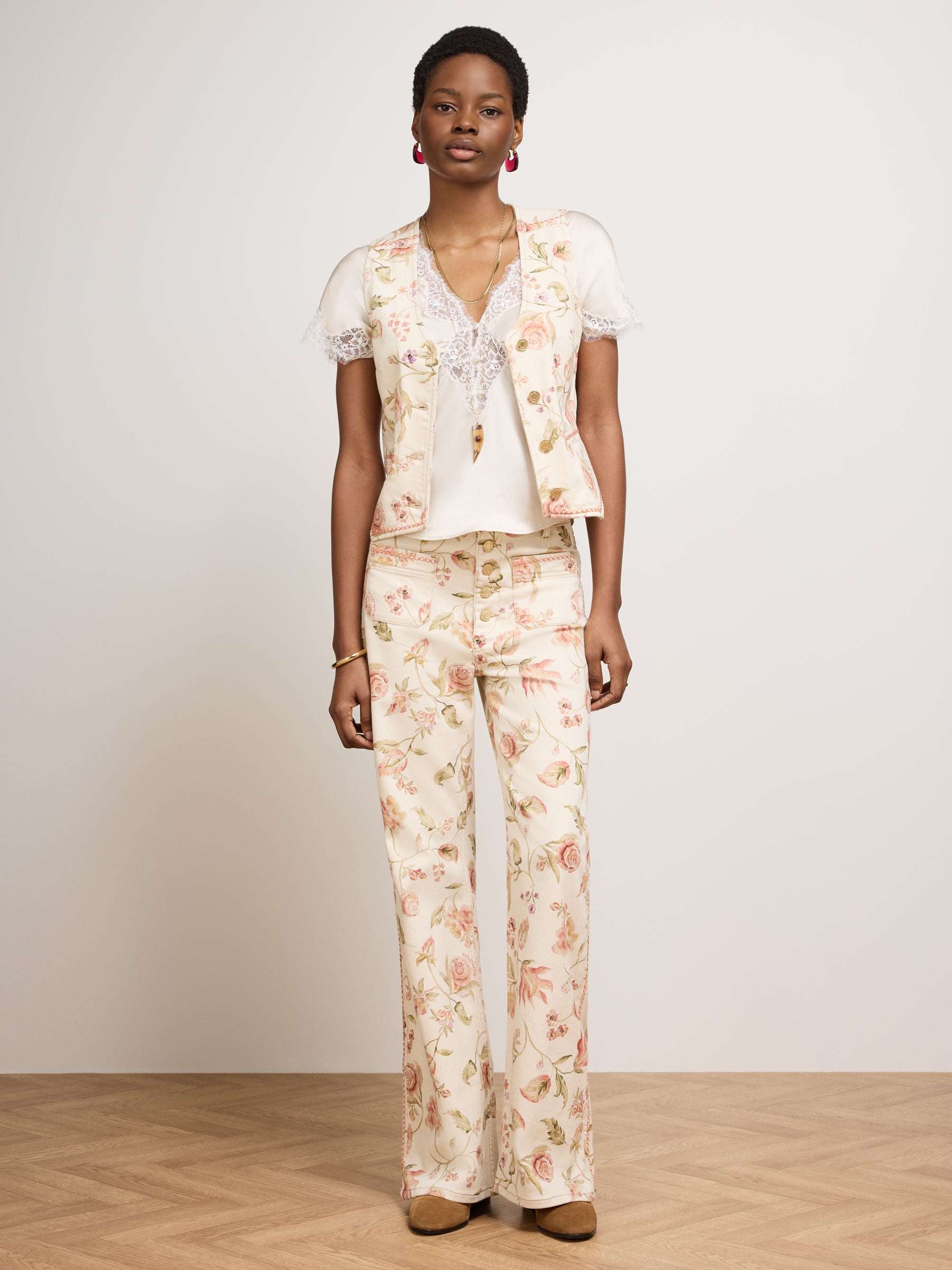 Talitha Waistcoat Ecru