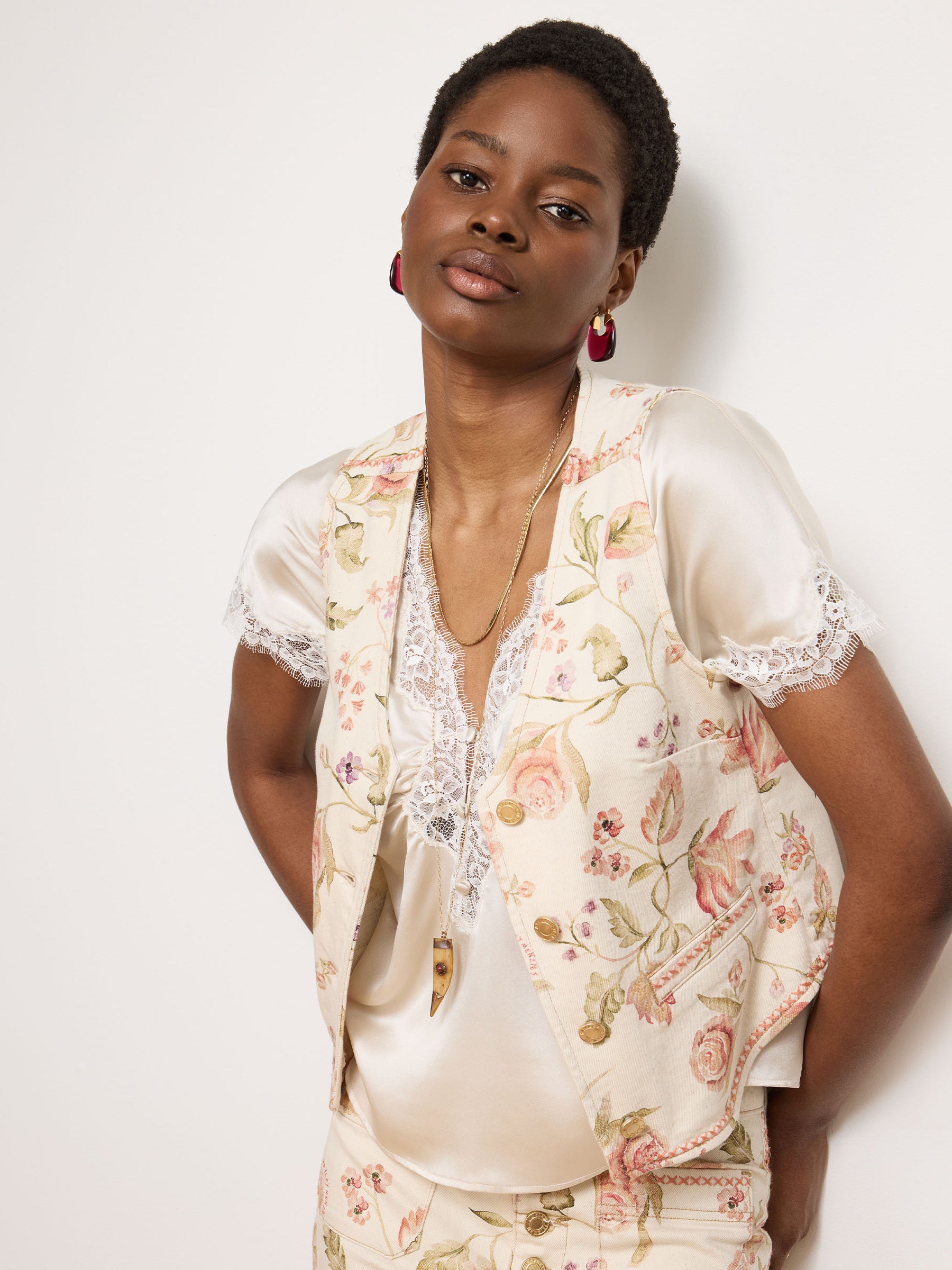Talitha Waistcoat Ecru