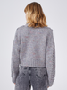 Thunder Clouds Alpaca Bobble Cardigan Grey