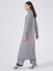 Thunder Clouds Alpaca Bobble Long Jumper Grey