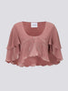 Vera Split Hem Top Burnt Rose