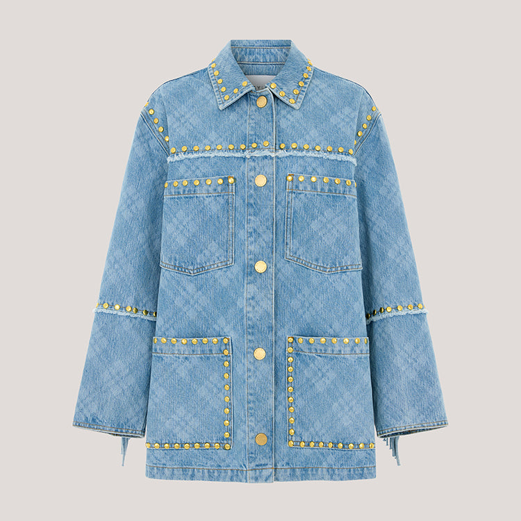 Viv Jacket Blue – Hayley Menzies