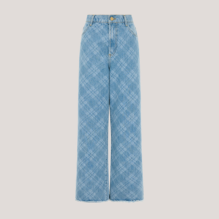 Viv Wide Leg Jeans Blue