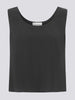 Linen Vest Black