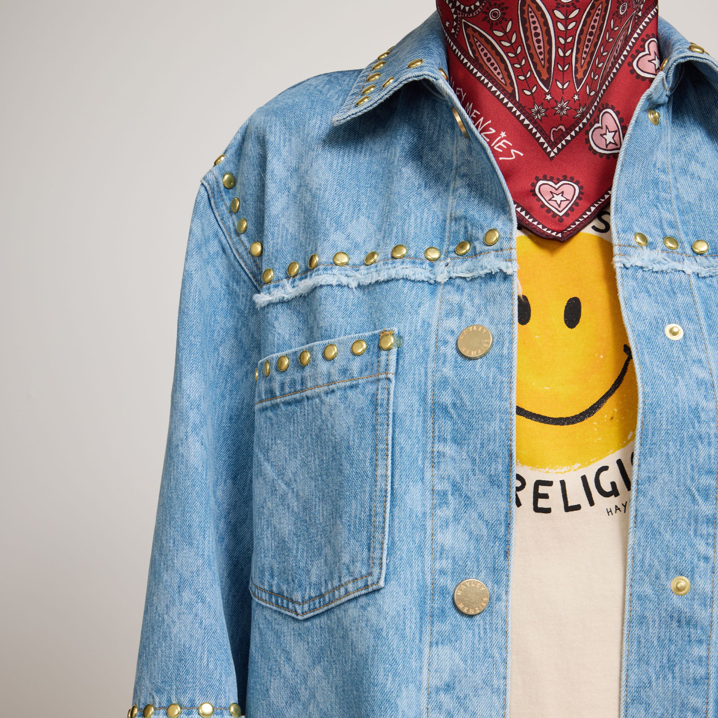 Viv Jacket Blue – Hayley Menzies
