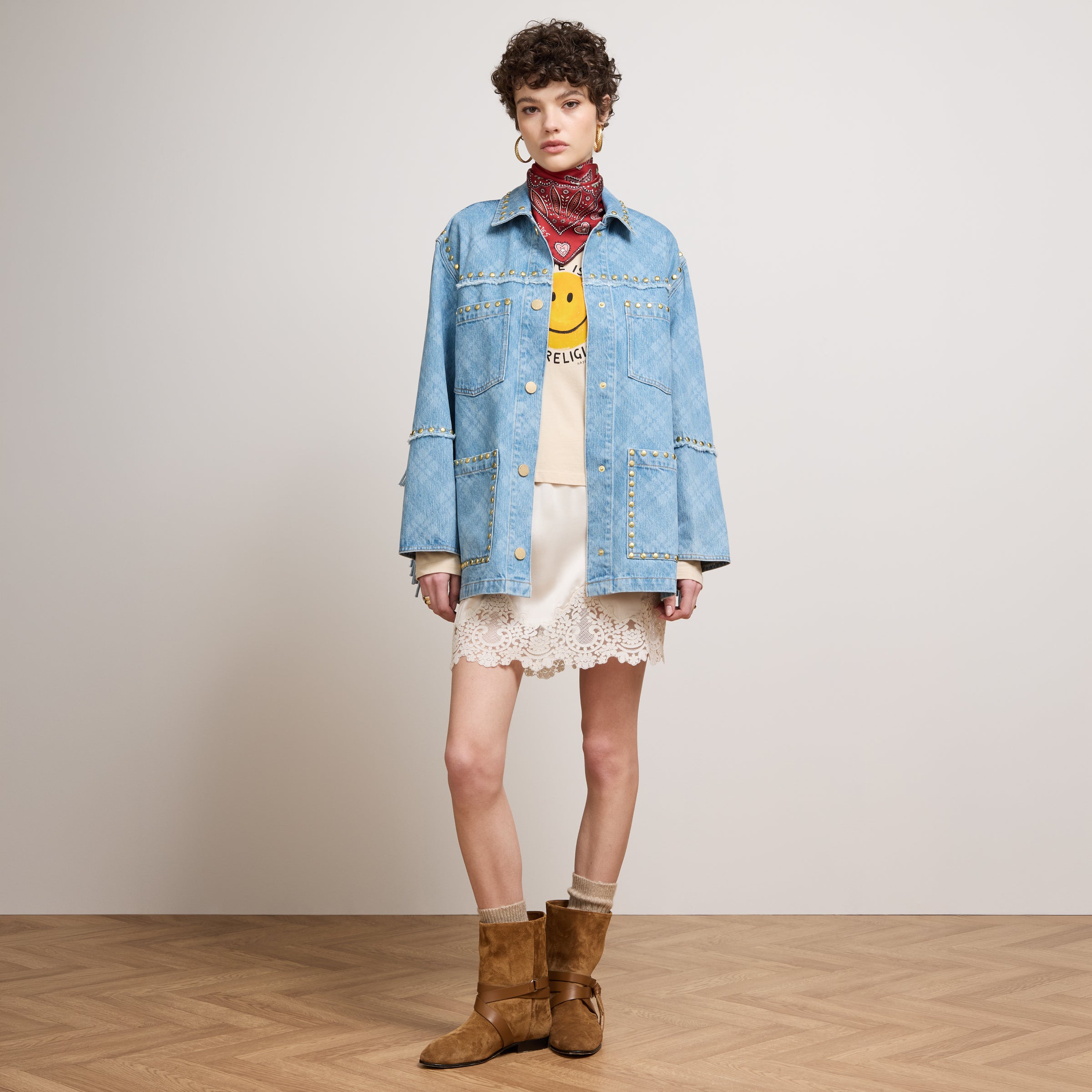 Viv Jacket Blue – Hayley Menzies