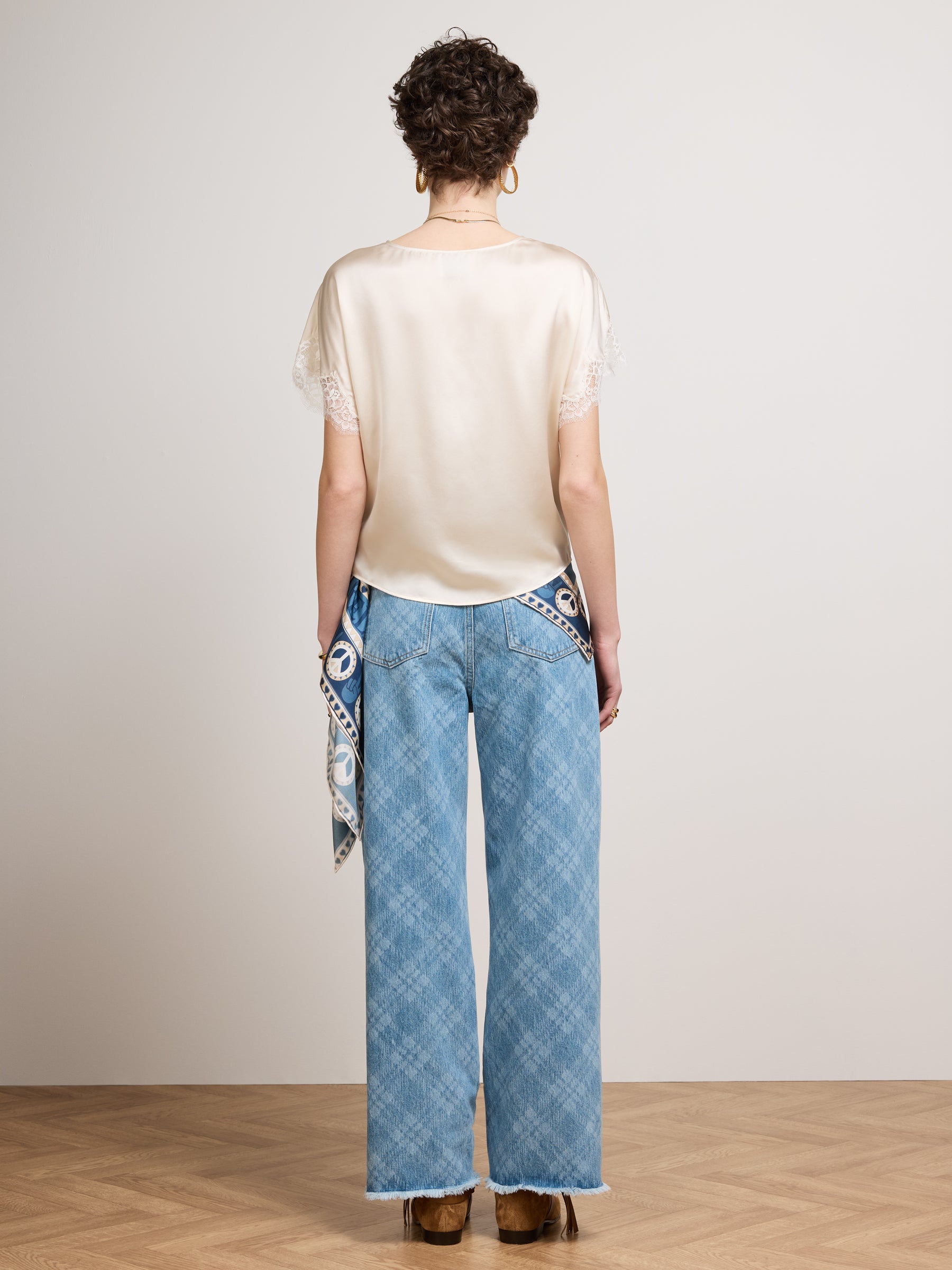 Viv Wide Leg Jeans Blue