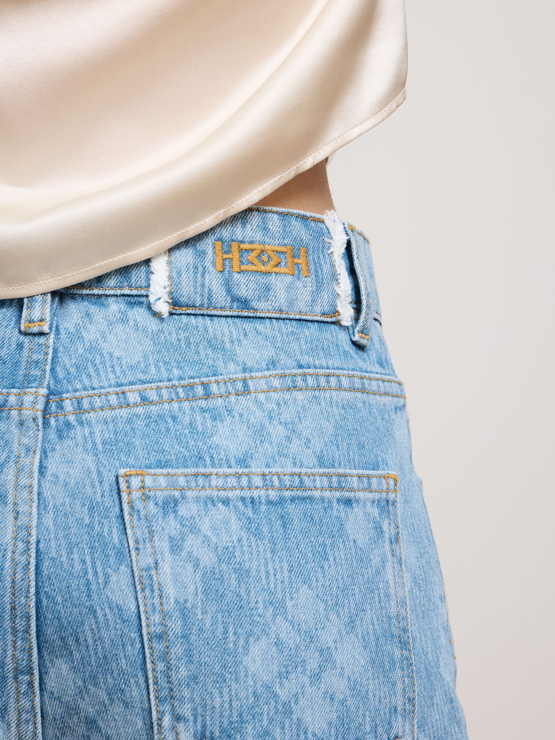 Viv Wide Leg Jeans Blue