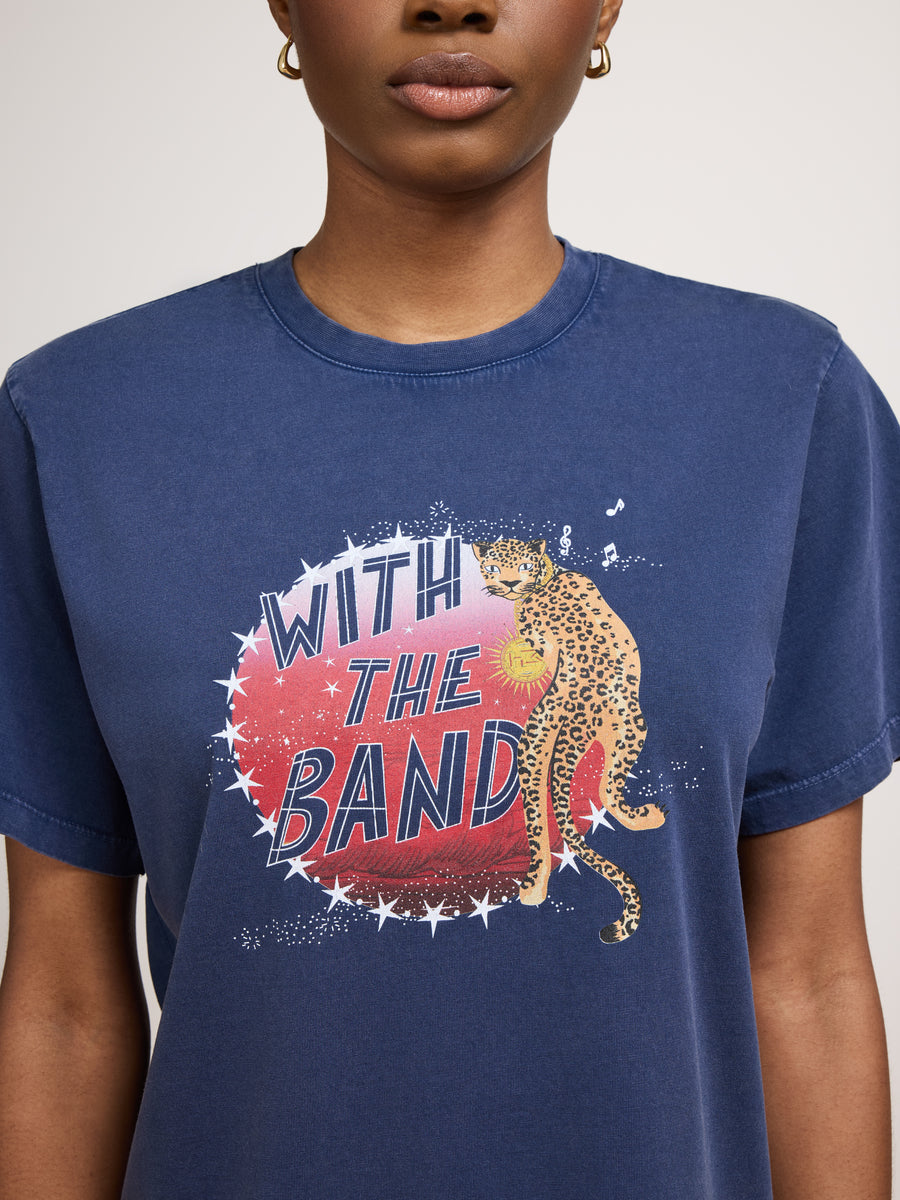 With the Band T Shirt Navy