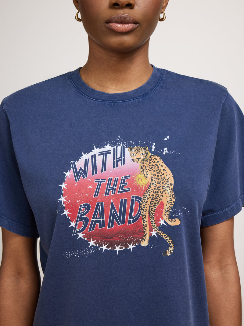 With the Band T Shirt Navy