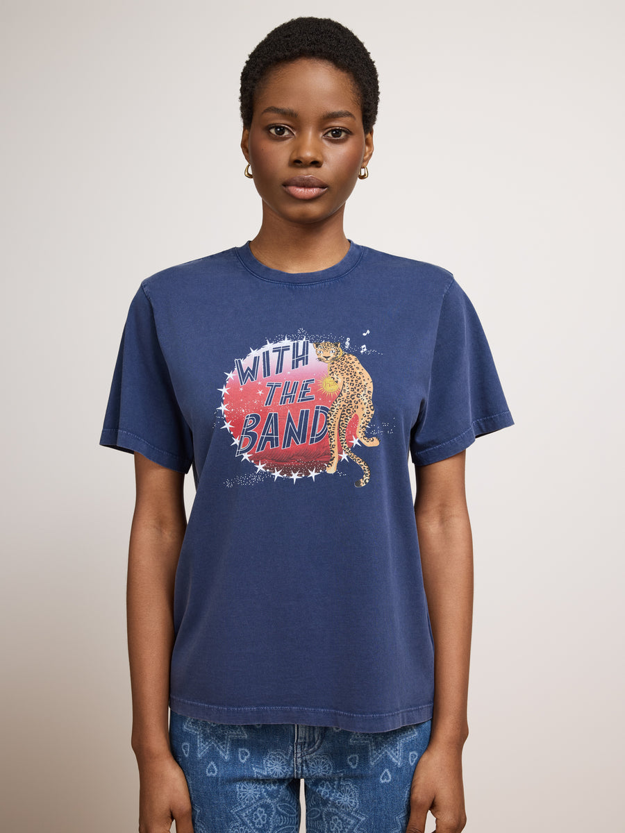 With the Band T Shirt Navy