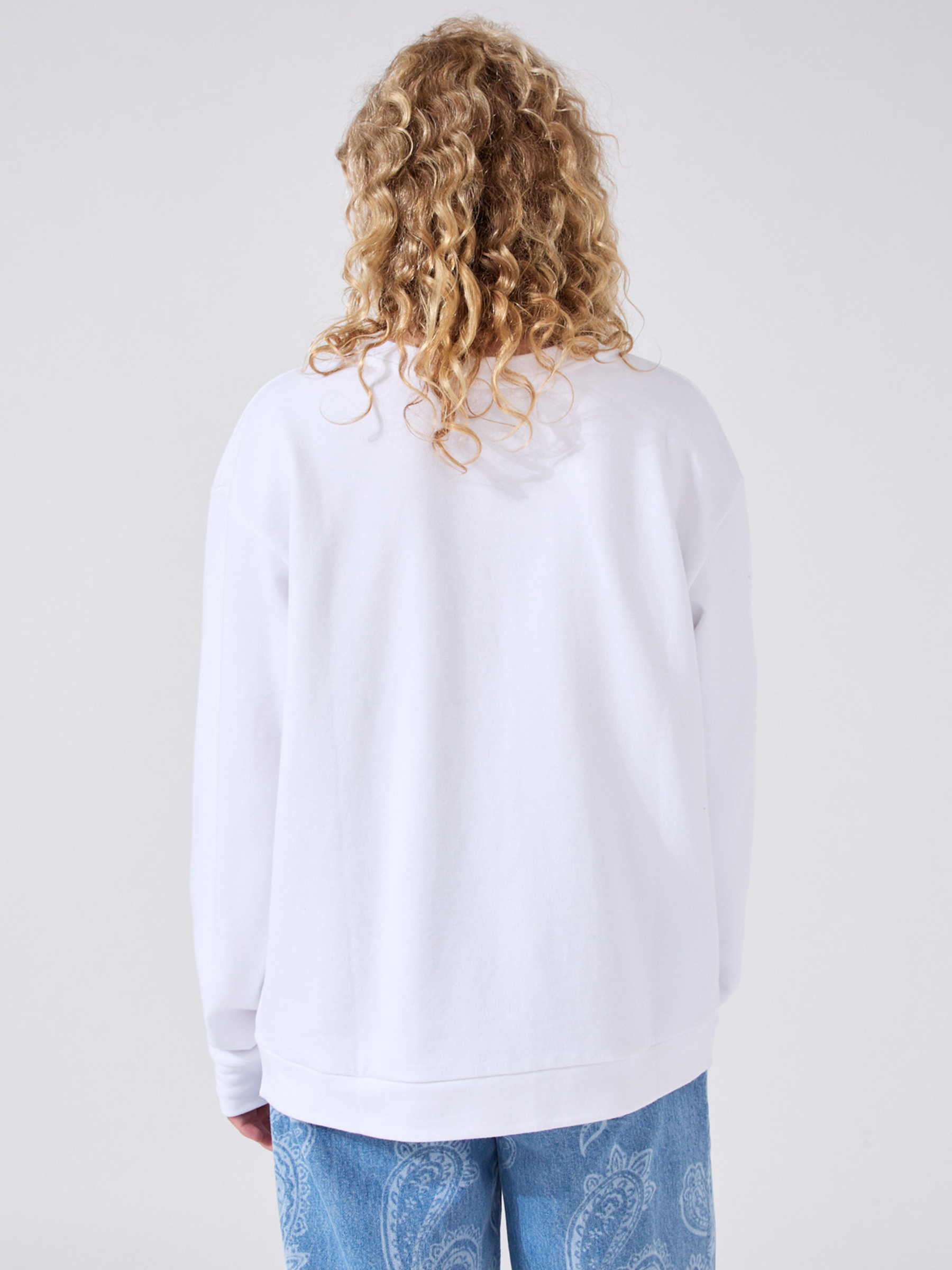 Written In The Stars Embellished Sweatshirt White