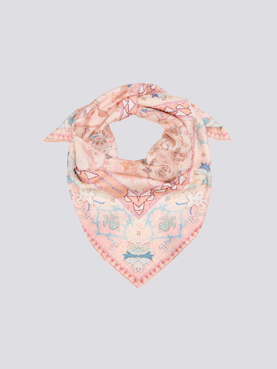 Desert Loom Silk Scarf Pink