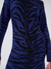 Debbie Silk Blend Knitted Dress Blue