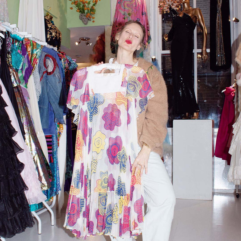 Hayley Menzies Future Vintage Campaign at Karen Vintage in Notting Hill
