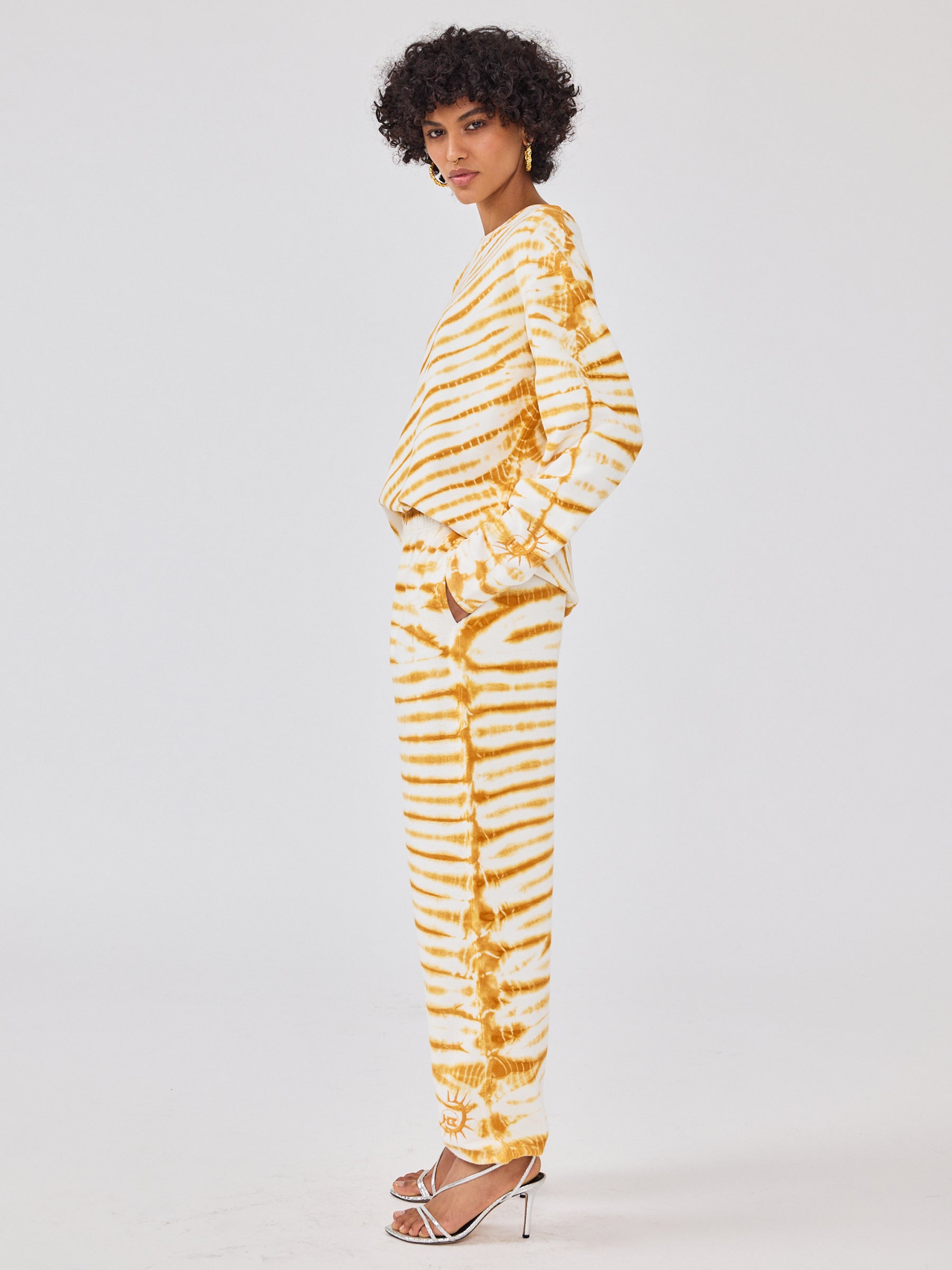 Janis Joggers Tie Dye Ochre