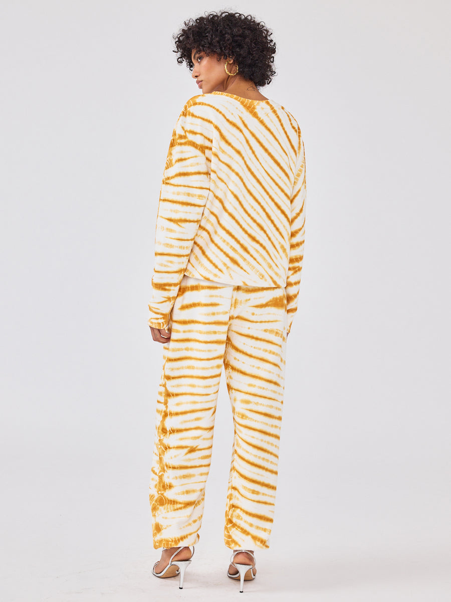 Janis Joggers Tie Dye Ochre