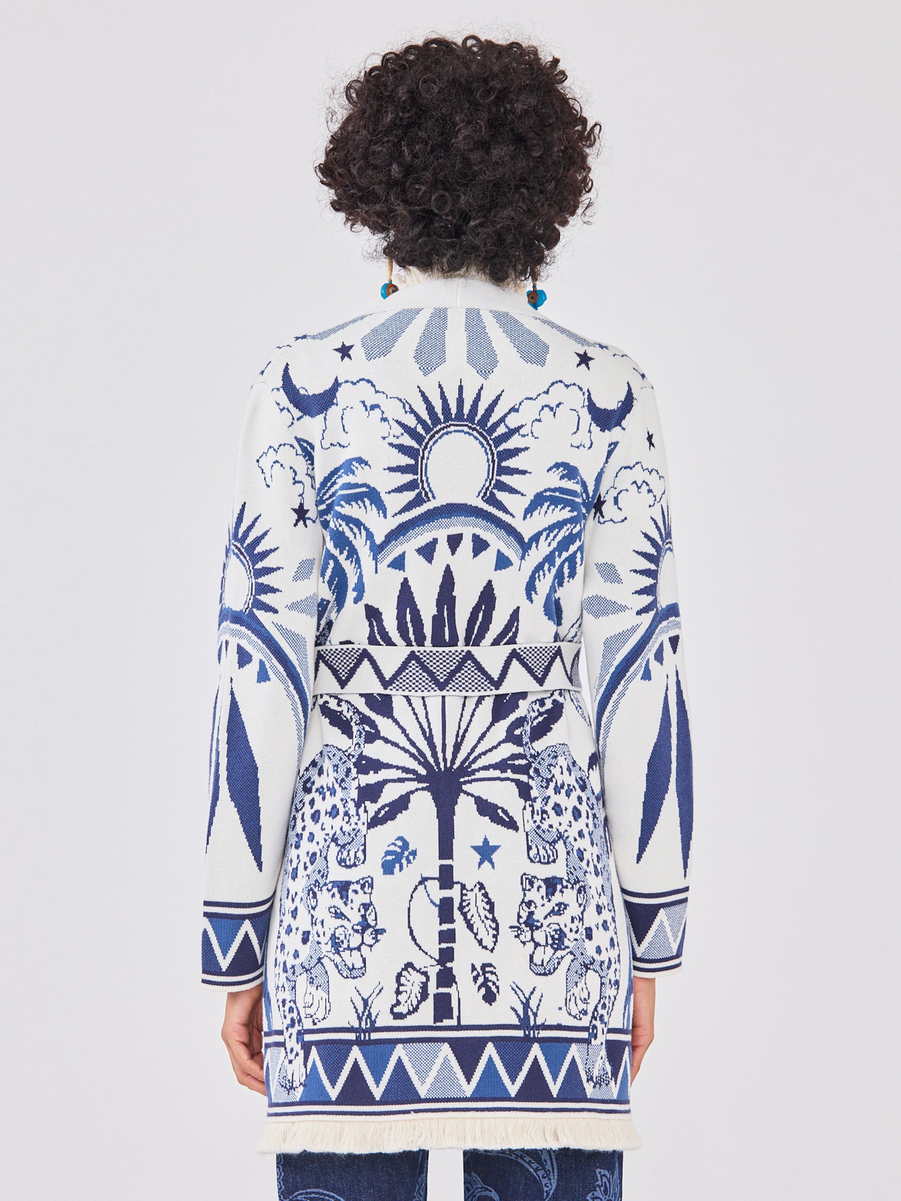 Magic Leopard Cardigan Cream – Hayley Menzies