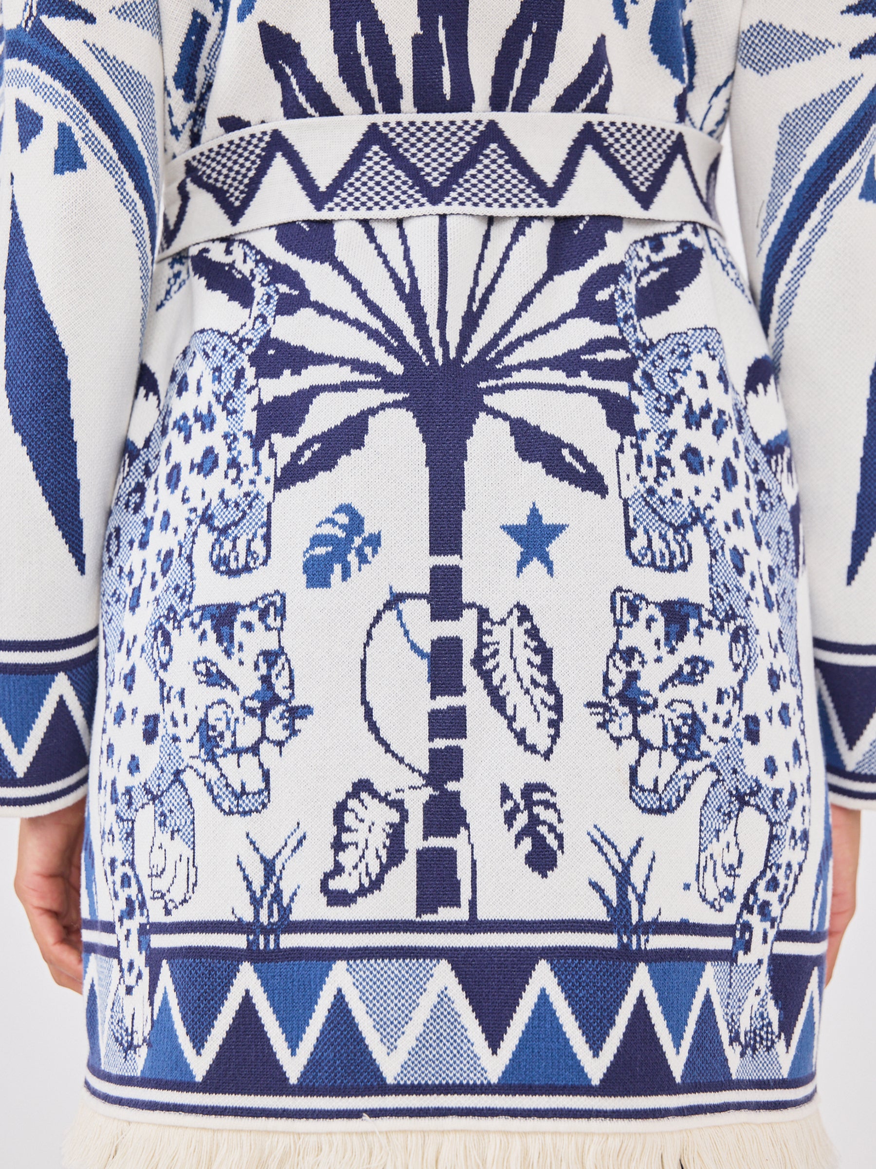 Magic Leopard Cardigan Cream