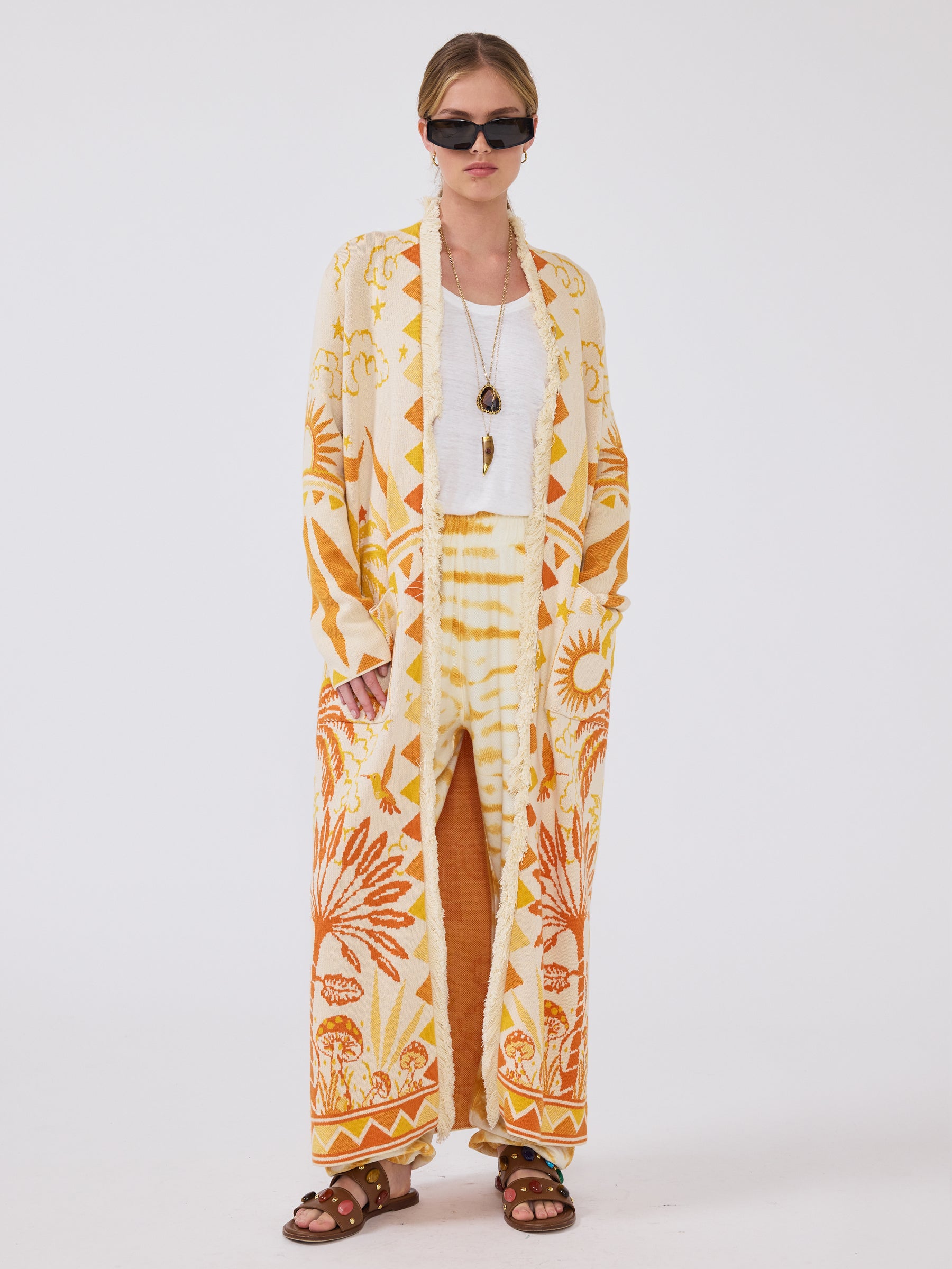 Magic Leopard Duster Ochre