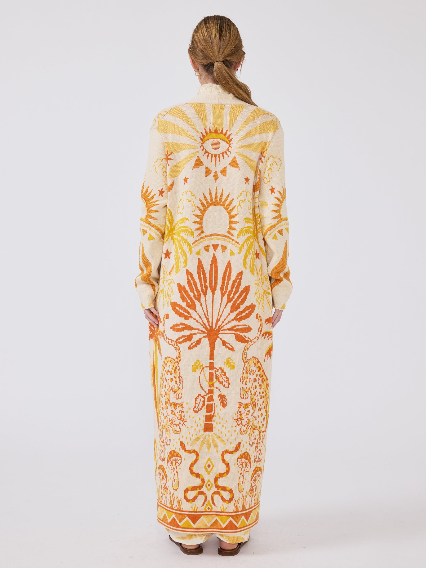 Magic Leopard Duster Ochre