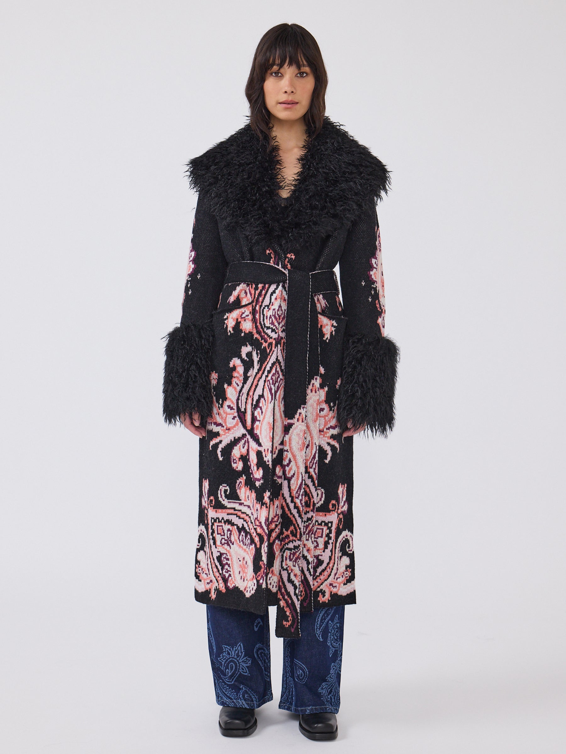 Jimi Merino Coat Black