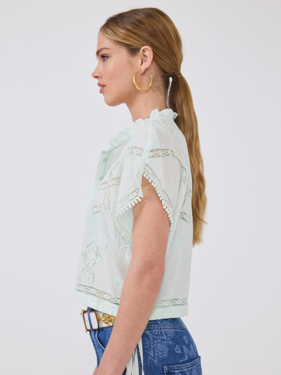 Grace Top Mint