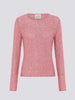 Moonshine Sequin Knit Top Pink