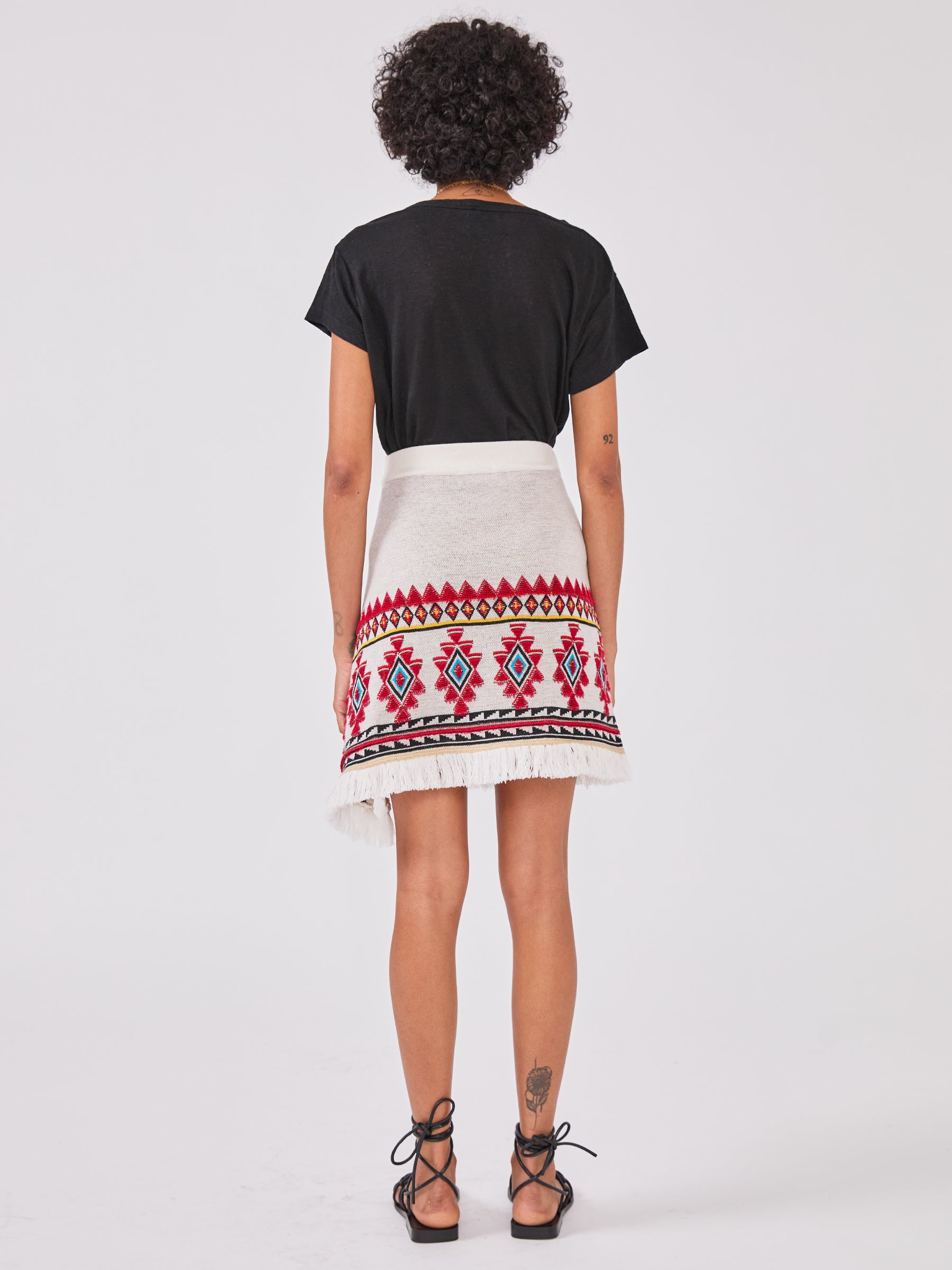 Nomadic Tapestry Skirt Cream