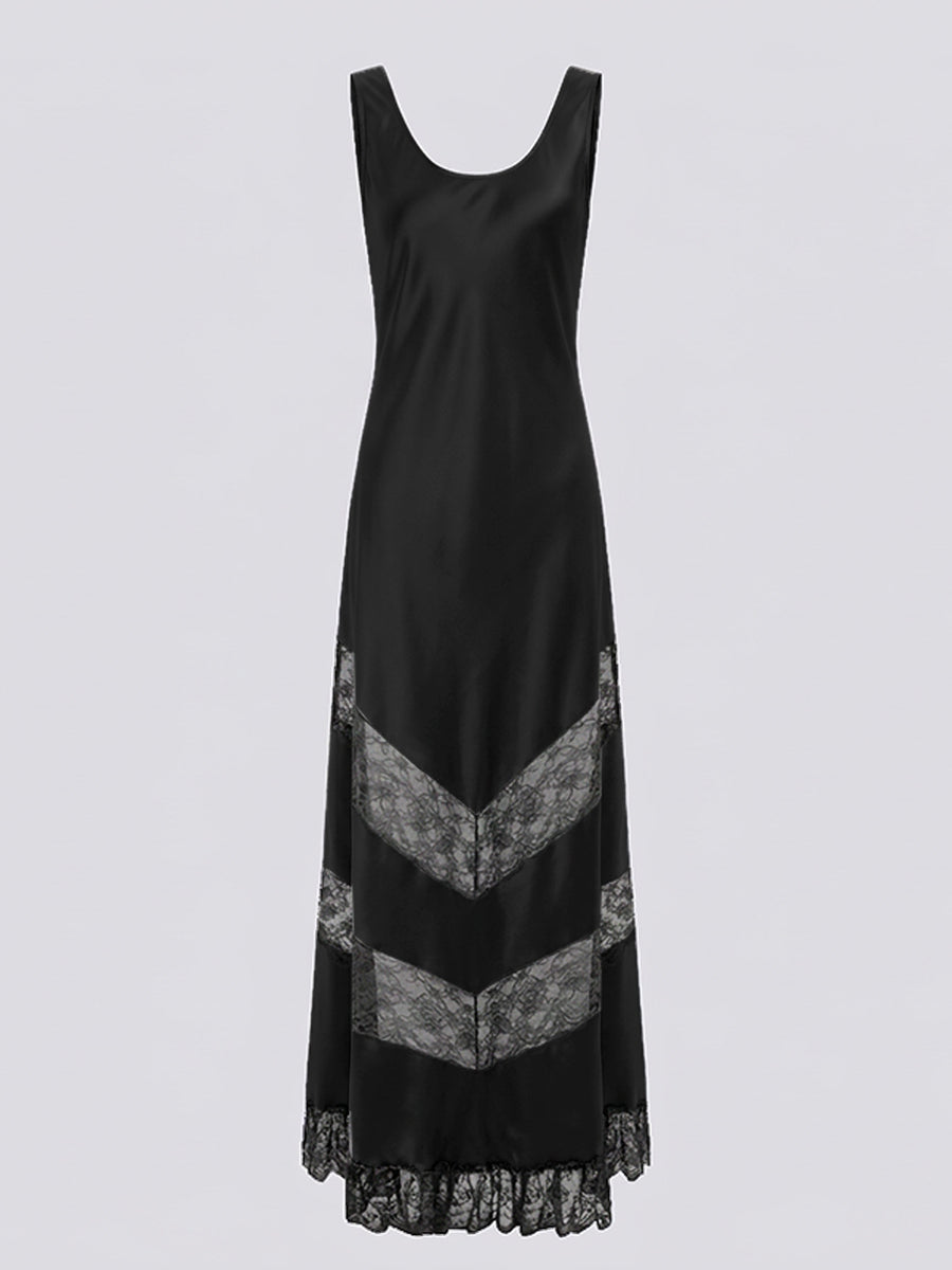 Rex Silk Dress Black