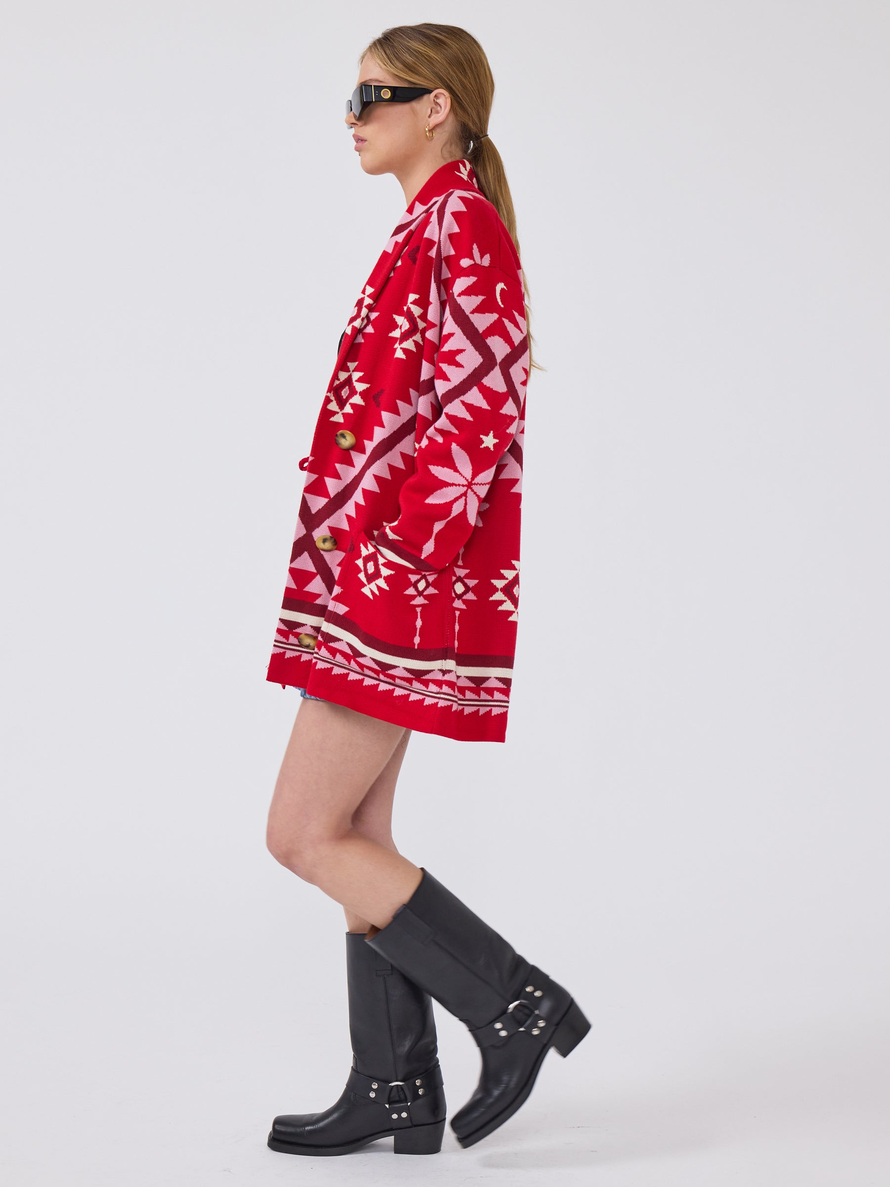 Sundance Cardigan Red