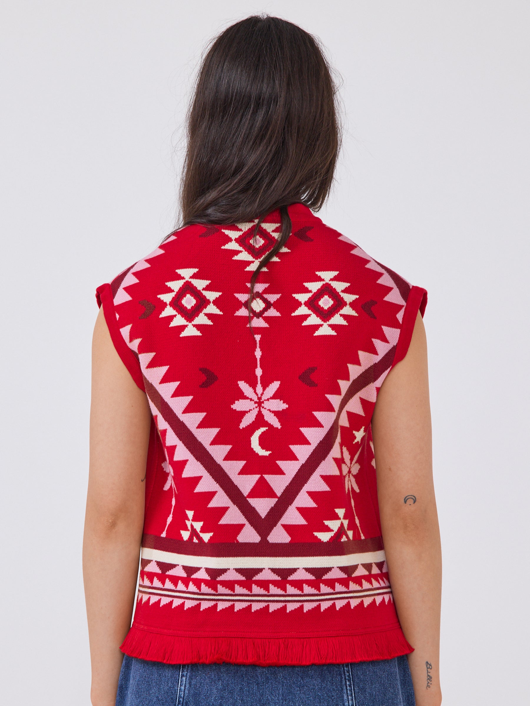 Sundance Waistcoat Red – Hayley Menzies