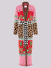 Leopardess Cotton Jacquard Duster Red/Pink