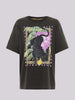 Prowling Panther T-Shirt Acid Washed Grey